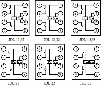 JDL-12內(nèi)部接線圖