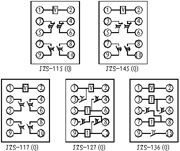 JZS-13B內(nèi)部接線圖