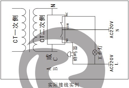 CT過(guò)電壓保護(hù)器接線參考圖