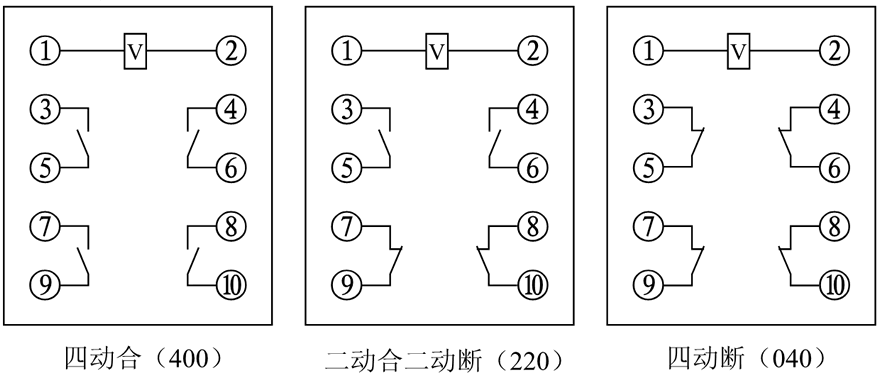 DZ-61/04內(nèi)部接線(xiàn)圖