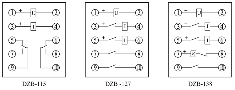 DZB-115內(nèi)部接線圖