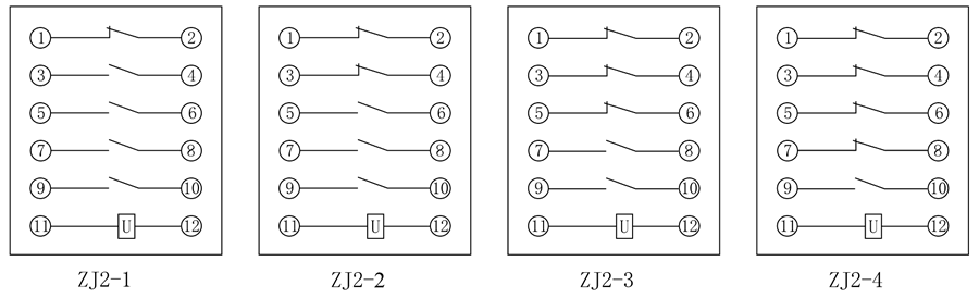 ZJ2-2內(nèi)部接線圖