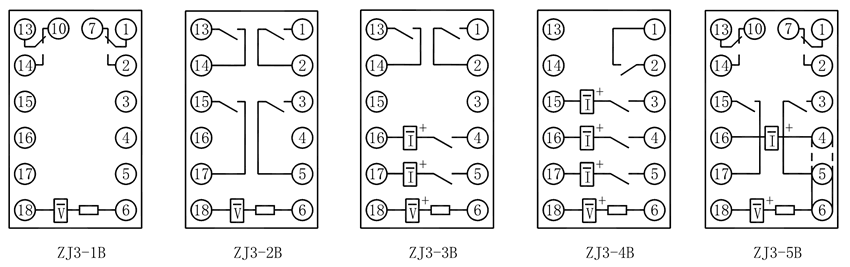 ZJ3-1B內(nèi)部接線圖