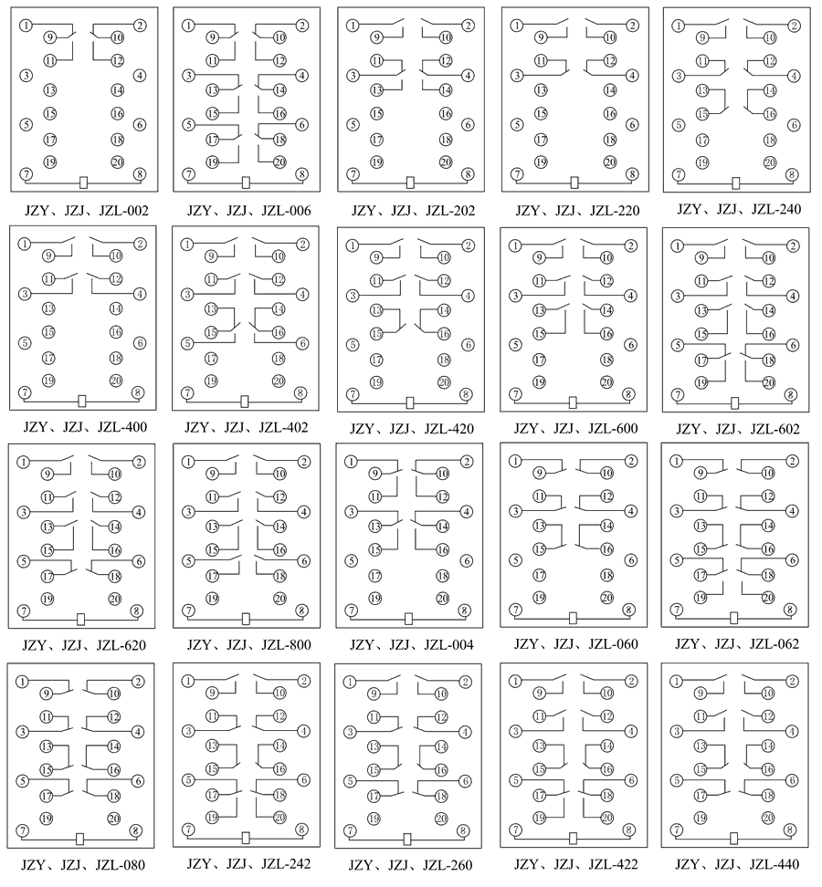 JZJ-800內(nèi)部接線圖