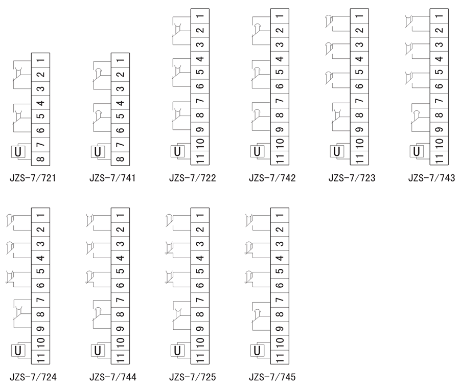 JZS-7/723內部接線圖