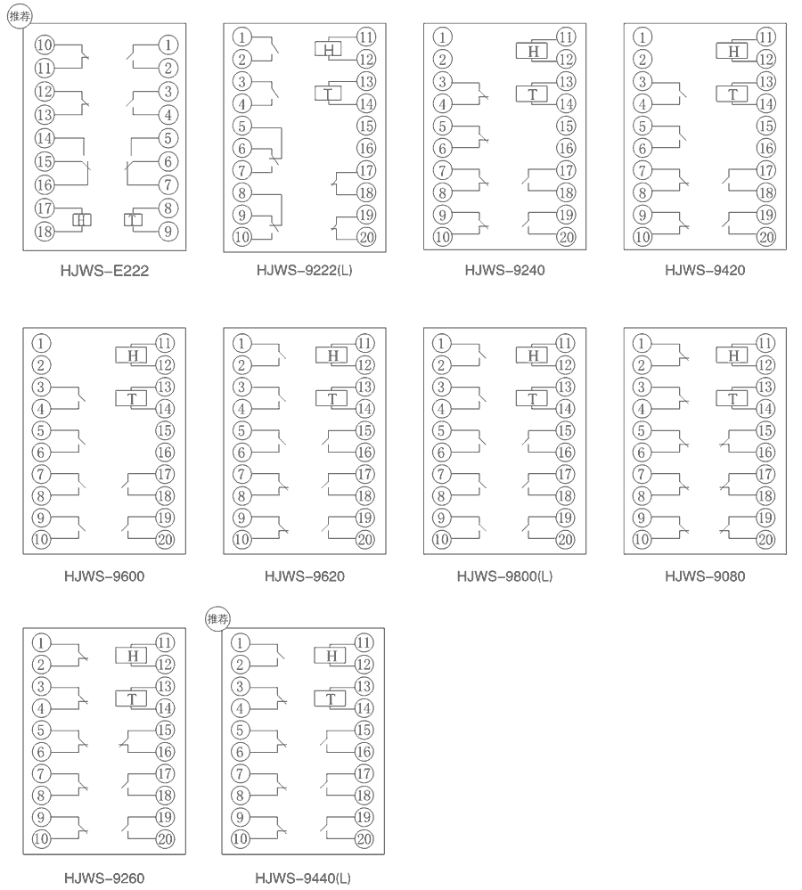 HJWS-9600內(nèi)部接線圖