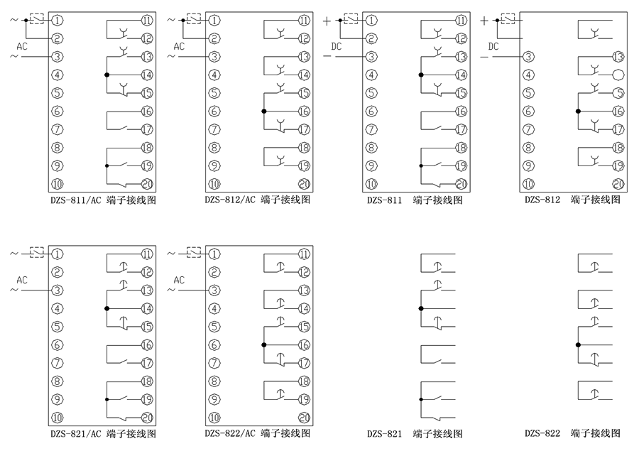 DZS-821內(nèi)部接線圖