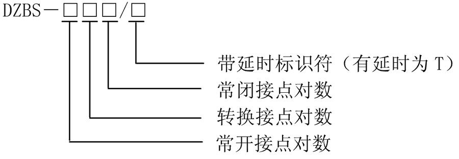 DZBS-402型號分類及含義