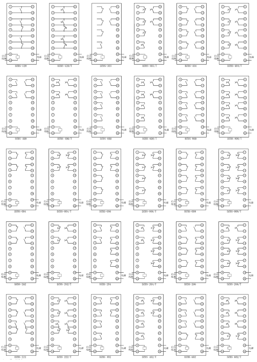DZBS-602/T內(nèi)部接線圖