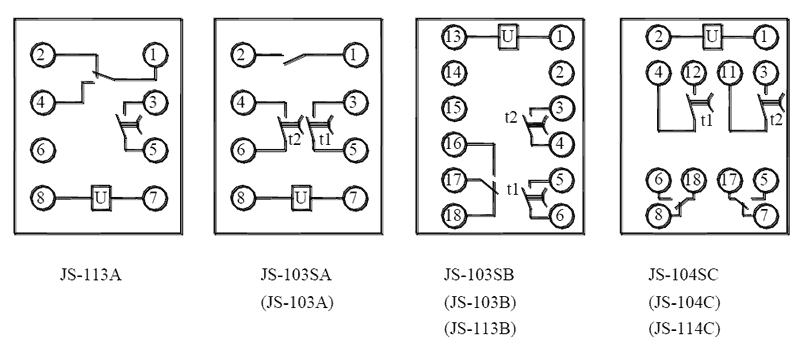 JS-103SA內(nèi)部接線(xiàn)圖