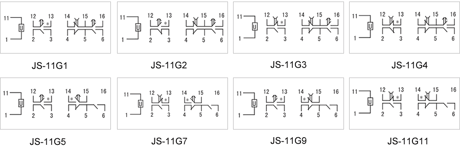 JS-11G2內部接線圖