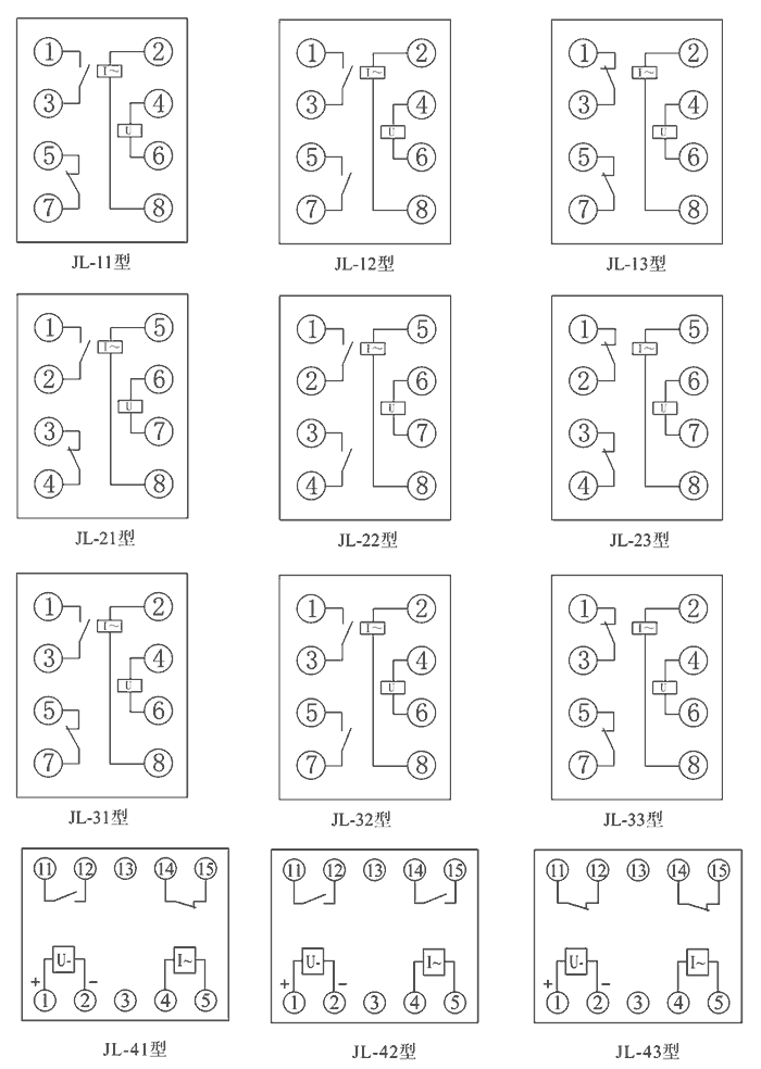 JL-22內(nèi)部接線圖