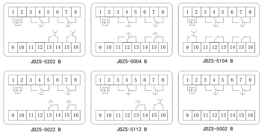 JDZS-5022B內(nèi)部接線圖