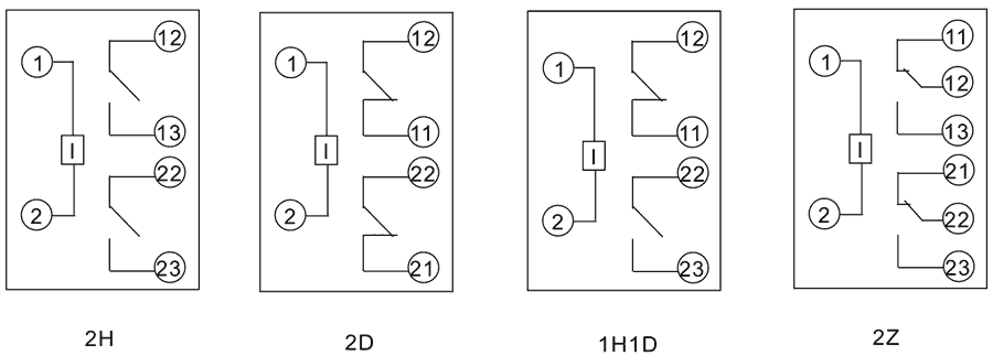 HDLN-1-2D-4內部接線圖