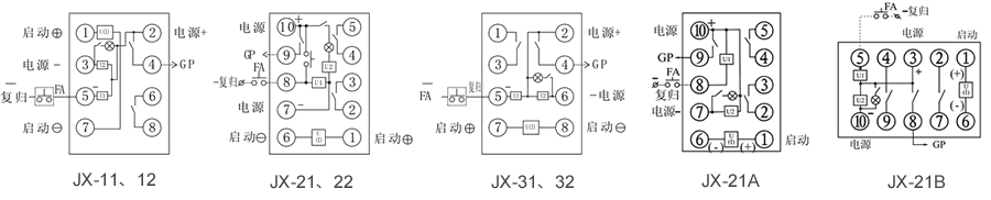 JX-12內部接線圖