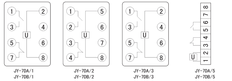 JY-7DB/3內部接線圖