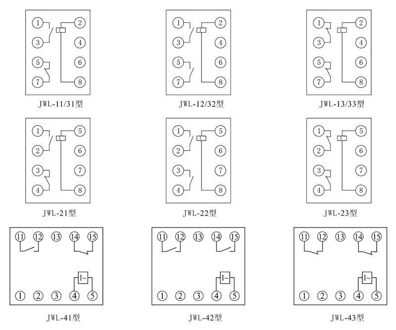 JWL-13內(nèi)部接線圖