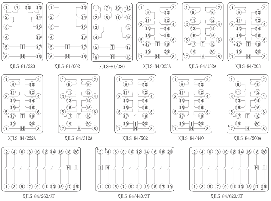 XJLS-84/132A內(nèi)部接線圖