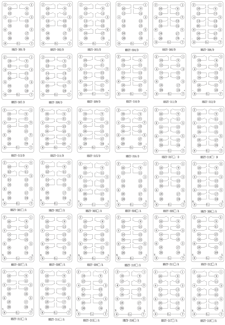HBZY-318內(nèi)部接線圖