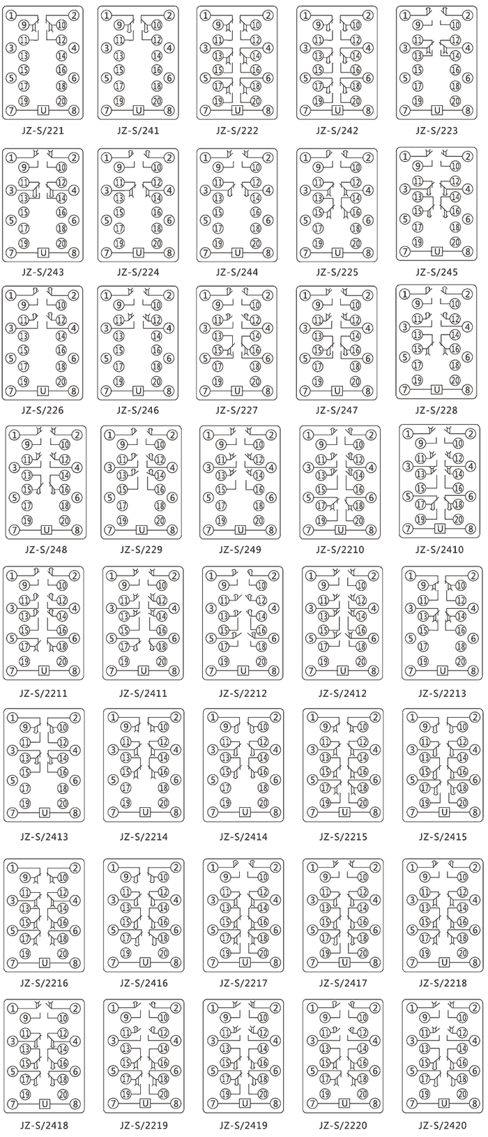 JZ-S/229內(nèi)部接線圖