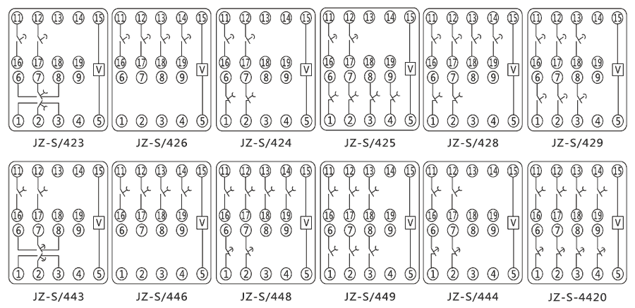 JZ-S/443內部接線圖