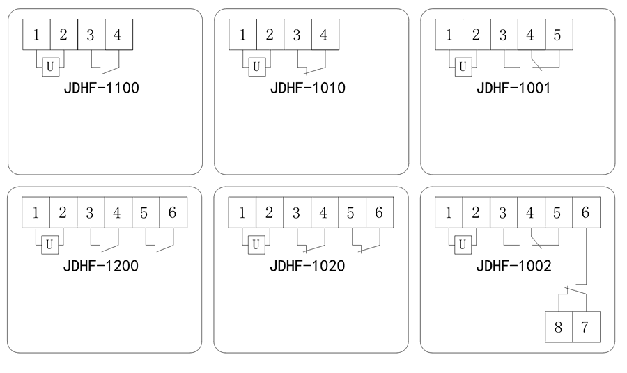 JDHF-1100內(nèi)部接線圖