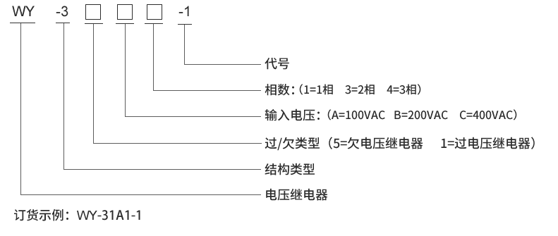 WY-31B1型號(hào)及其含義