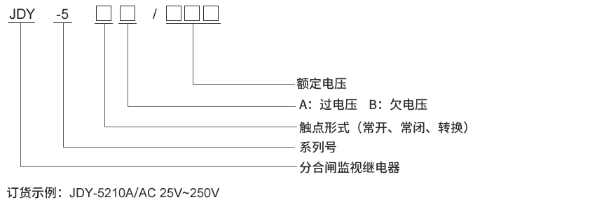 JDY-5001型號(hào)及其含義