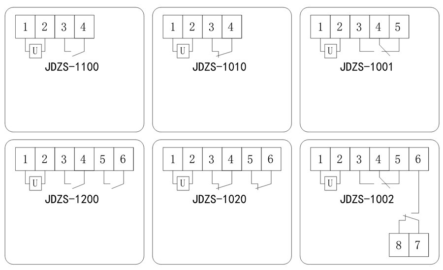 JDZS-1100內(nèi)部接線圖